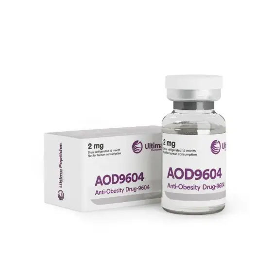 Ultima-AOD9604 2mg  %productStrengthvial Anti-Obesity Drug-9604 by Ultima Pharmaceuticals (Injection)  Peptides