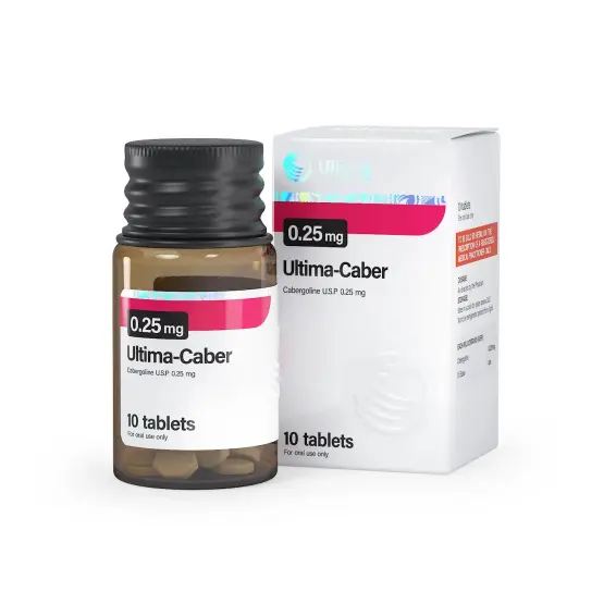 Ultima-Cabergoline – %productStrength10 tabs Cabergoline by Ultima Pharmaceuticals (Oral) – Post Cycle Therapy