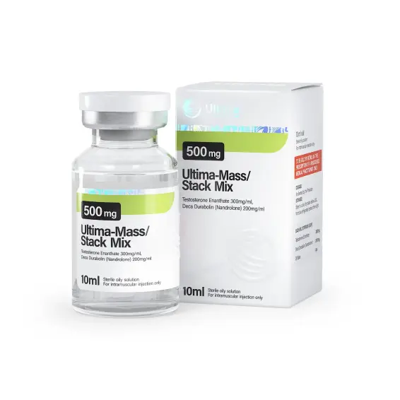 Ultima-Mass/Stack 500 Mix  %productStrength10 ml Testosterone Enanthate,Nandrolone Decanoate by Ultima Pharmaceuticals (Injection)  Injectable Steroids