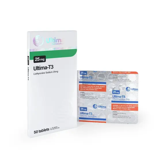 Ultima-T3  %productStrength50 tabs Liothyronine Sodium by Ultima Pharmaceuticals (Oral)  Oral Steroids