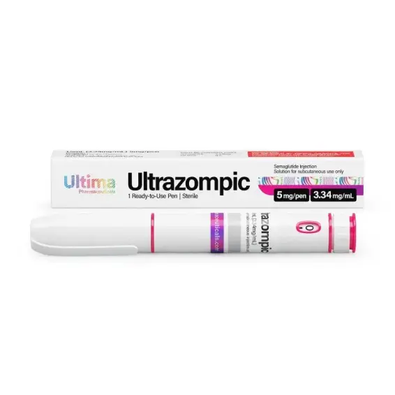 Ultima-Ultrazompic 5 mg  %productStrengthpen Glucagon-Like Peptide-1 (GLP-1) by Ultima Pharmaceuticals (Injection)  Peptides